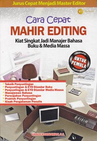 Image of Cara Cepat Mahir Editing