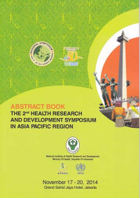 Abstract Book The 2nd Health Research and Development Symposium In Asia Pacific Region