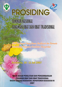 Prosiding Seminar Nasional Tanaman Obat dan Obat Tradisional