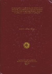 Image of Studi Habitat dan Perilaku menggigit Nyamuk Aedes Serta Kaitannya Dengan Kasus Demam berdarah di Kelurahan Utan Kayu Utara Jakarta Timur